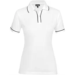 Ladies Osaka Golf Shirt White